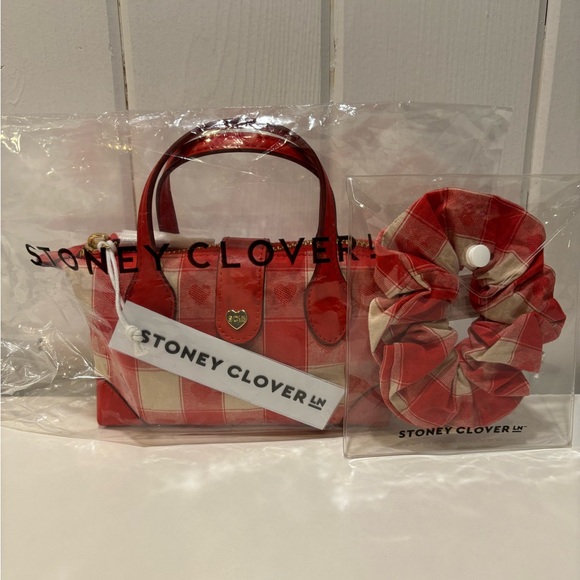 Stoney Clover Lane Handbags - Stoney Clover Lane Pouchette Crossbody Bag 01 & Jumbo Scrunchie - Amore - Italy